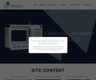 Emirates-Cal.com(Emirates Calibration Services) Screenshot