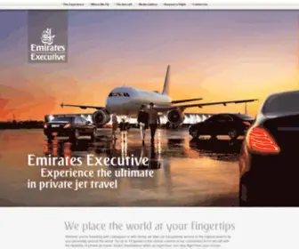 Emirates-Executive.com(Emirates Executive Jet) Screenshot