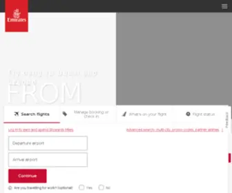 Emirates.co.uk(Fly Better) Screenshot