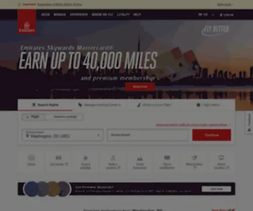 Emirates.com(Book Flights) Screenshot