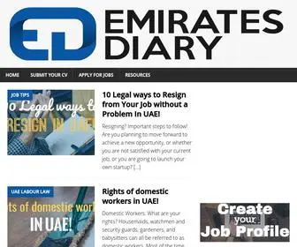 Emiratesdiary.com(Emirates Diary) Screenshot