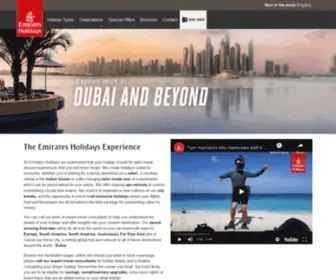 Emiratesholidays.com(Dubai Holidays) Screenshot
