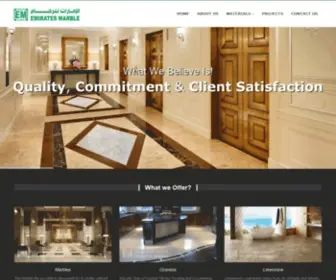 Emiratesmarbleuae.com(Home) Screenshot