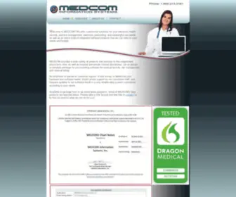 Emirj.com(Electronic Medical Records and More at Medcom) Screenshot