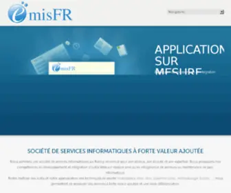 Emisfr.net(Développement sur mesure) Screenshot