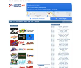 Emisoradominicana.net(Emisoras Dominicanas) Screenshot