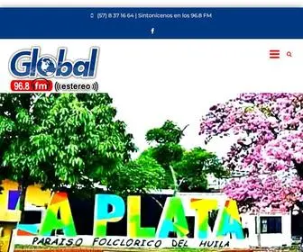 EmisoraGlobalestereo.com(Colombia)) Screenshot