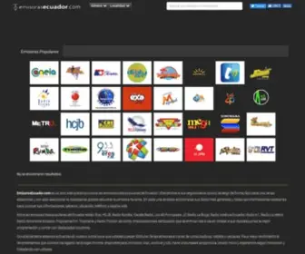 Emisorasecuador.com(Radios de Ecuador) Screenshot