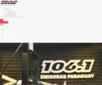 Emisorasparaguay.com.py(Radio Emisoras Paraguay 106.1 FM) Screenshot