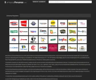 Emisorasperuanas.com(Radios del Peru) Screenshot