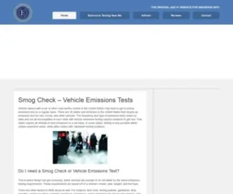 Emissions.org(Vehicle Emissions Tests) Screenshot