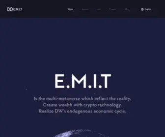 Emit.technology(Building the decentralized world (A Crypto World)) Screenshot