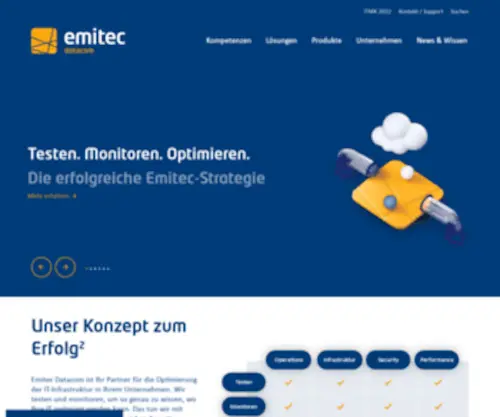 Emitec-Datacom.ch(Emitec Datacom) Screenshot