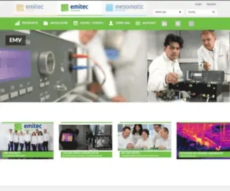 Emitec-Industrial.ch(Schweizer Industriemesstechnik) Screenshot