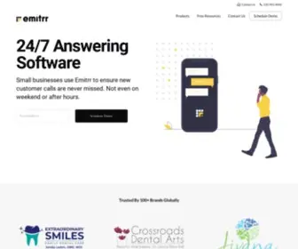 Emitrr.com(Giving voice to businesses) Screenshot