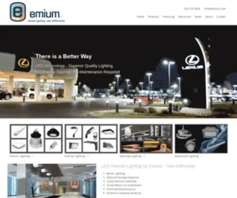 Emium.com(Cost Effective LED Retrofit) Screenshot