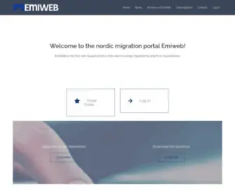 Emiweb.se(Sveriges största register av emigranter) Screenshot