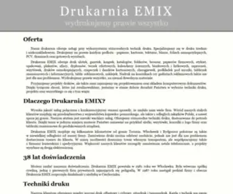 Emix.net.pl(Drukarnia EMIX (Toruń) Screenshot