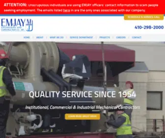 Emjaycons.com(EMJAY Engineering & Commercial Contractors) Screenshot