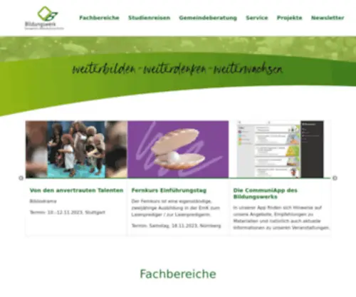 EMK-Bildung.de(Willkommen beim Bildungswerk der EmK) Screenshot