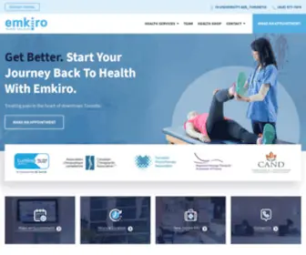 Emkiro.ca(Emkiro Health Services Toronto) Screenshot
