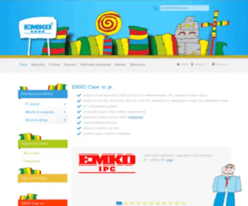 Emko.cz(Výrobce počítačových skříní) Screenshot
