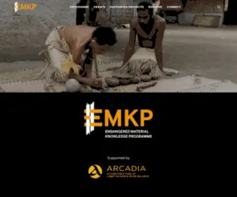 EMKP.org(Endangered Material Knowledge Programme) Screenshot