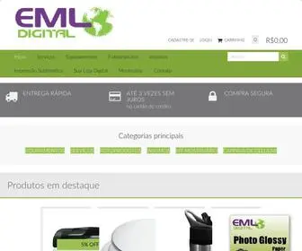 Emldigital.com.br(Loja online de EML Digital) Screenshot