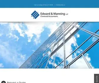 EMLLP.ca(Edward and Manning LLP) Screenshot