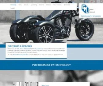 Emltrike.com(EML Trikes & Sidecars) Screenshot