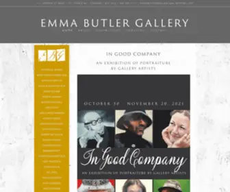 Emmabutler.com(Emma Butler Gallery) Screenshot