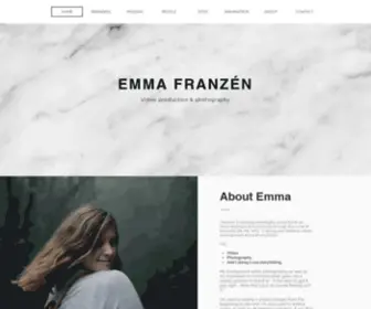 Emmafranzen.com(Videographer & Photographer) Screenshot