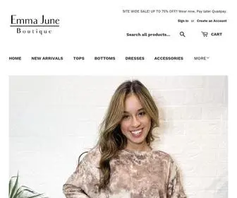 Emmajuneboutique.com(Emma June Btq) Screenshot