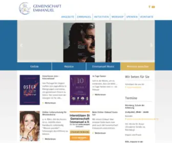 Emmanuel-Info.de(Katholische Gemeinschaft Emmanuel) Screenshot