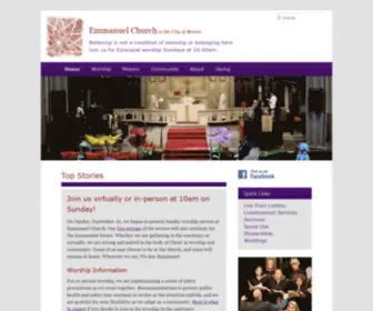 Emmanuelboston.org(Believing) Screenshot