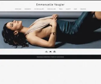 Emmanuellevaugier.com(Emmanuelle Vaugier) Screenshot