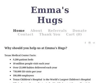 Emmashugs.org(Emma's Hugs) Screenshot