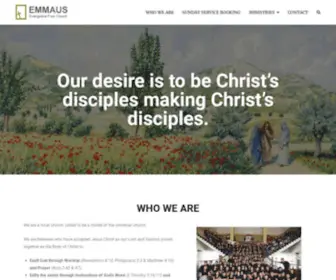 Emmausefc.sg(Emmaus Evangelical Free Church) Screenshot