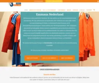 Emmaus.nl(Emmaus Nederland) Screenshot