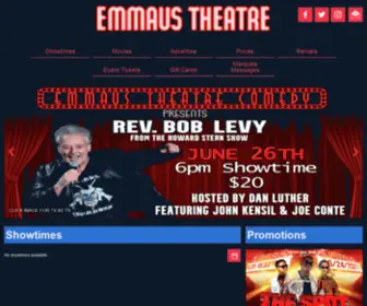 Emmaustheatre.com(Check out what's playing now at your local Emmaus Theatre) Screenshot