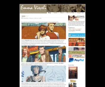 Emmavieceli.com(Emma Vieceli Workblog) Screenshot