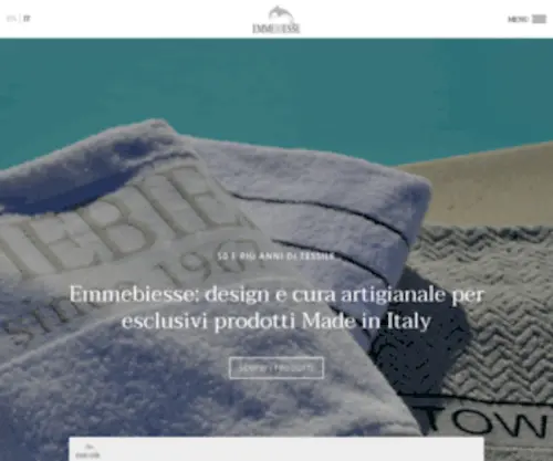 Emmebiesse.it(Forniture tessili di qualità) Screenshot