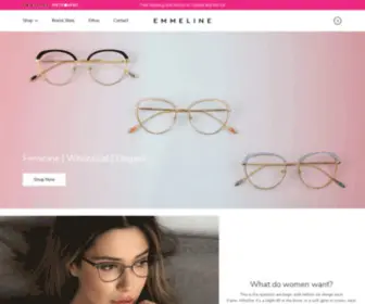 Emmeline-Eyewear.ca(Emmeline Eyewear) Screenshot