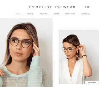 Emmeline-Eyewear.com(Emmeline Eyewear) Screenshot