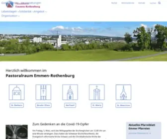 Emmen-Rothenburg.ch(Pastoralraum Emmen) Screenshot