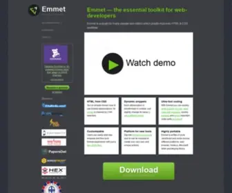 Emmet.io Screenshot