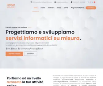 Emmetsolution.it(Comunicazione, Marketing, realizzazione software e CRM personalizzati) Screenshot