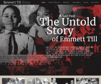 Emmetttillstory.com(The Untold Story of Emmett Louis Till) Screenshot