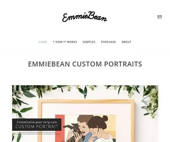 Emmiebean.com(EmmieBean Custom Portraits) Screenshot