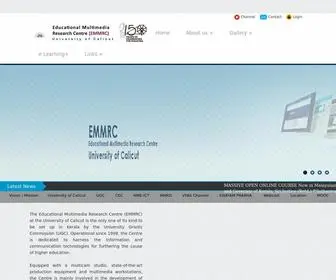 Emmrccalicut.org(Educational Multimedia Research Centre) Screenshot